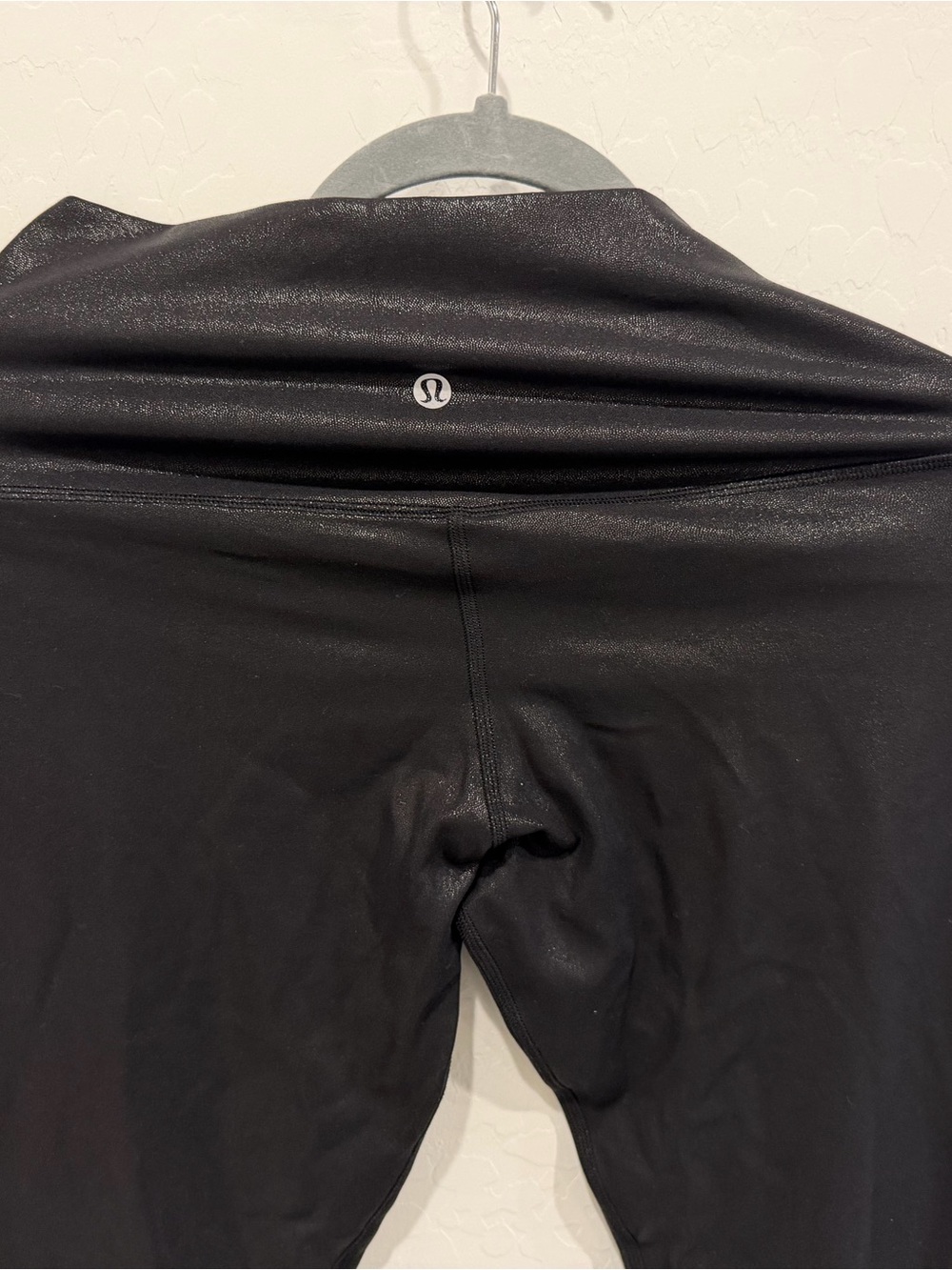 lululemon athletica Kids' Black Shiny Leggings